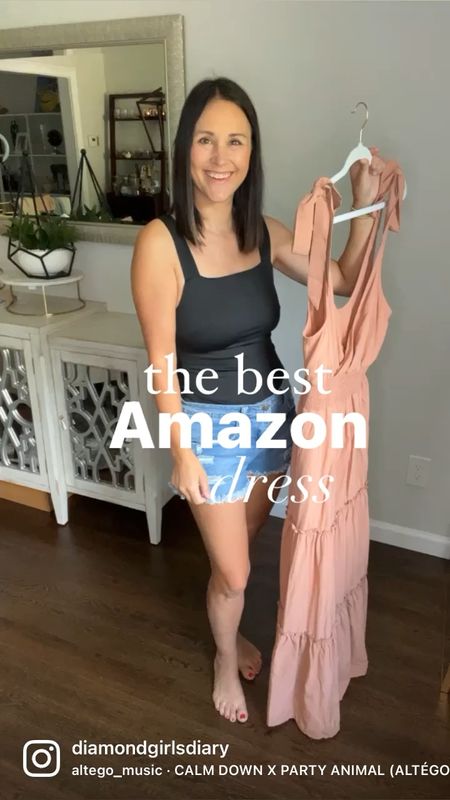 Amazon dress you need for spring/summer. Wearing a small. 

#LTKFind #LTKtravel #LTKunder50