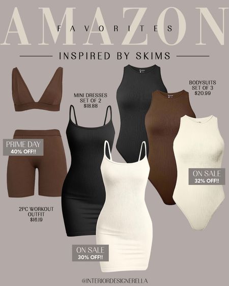 Amazon finds with SKIMS vibes!✨ 40% off PRIME DAY 2pc outfit + 32% off bodysuit sets!✨Click on the “Shop Amazon Prime Day” collections on my LTK to shop!🤗 Have an amazing day!! Xo!!


#LTKsalealert #LTKxPrimeDay #LTKFind