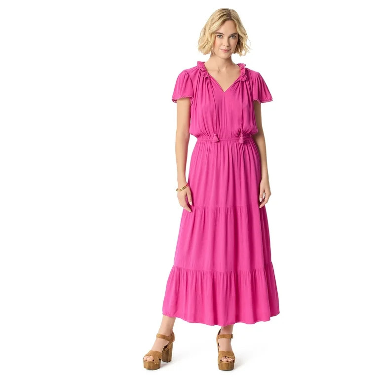 Jessica Simpson Women's Lexie Maxi Dress, Sizes XS-XL - Walmart.com | Walmart (US)