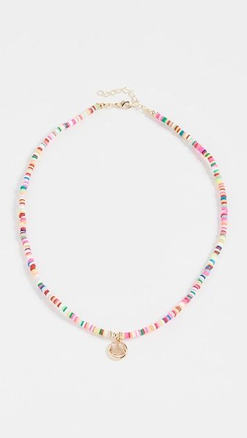 Bright Bead Smiley Face Necklace | Shopbop