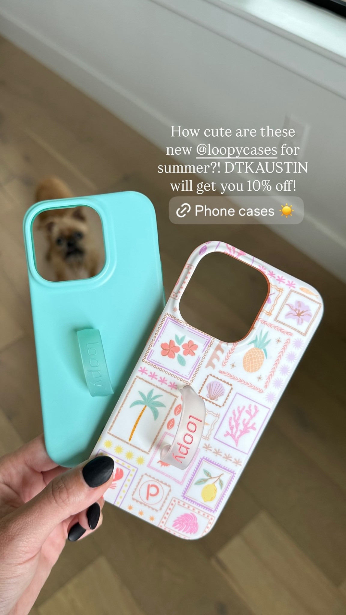 Got the prettiest new Loopy Case! Use code DTKAUSTIN for 10% off your entire order!

