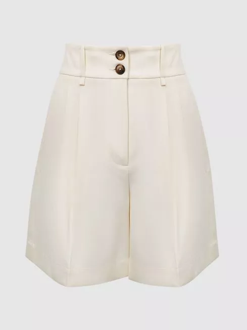 Francis High Rise Pleated Shorts curated on LTK