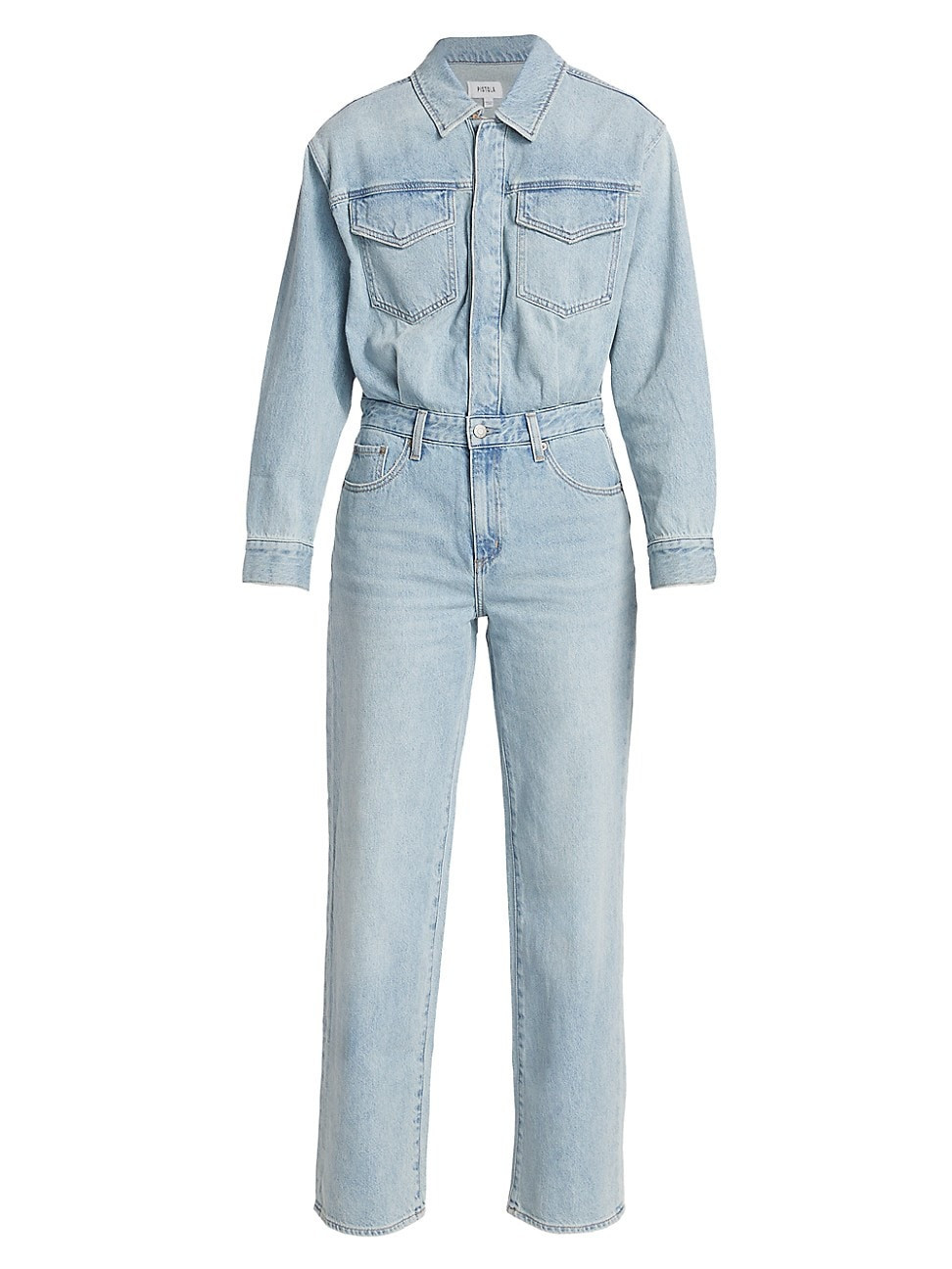 Women's Nikkie Denim Jumpsuit - Savoy - Size Small | Saks Fifth Avenue