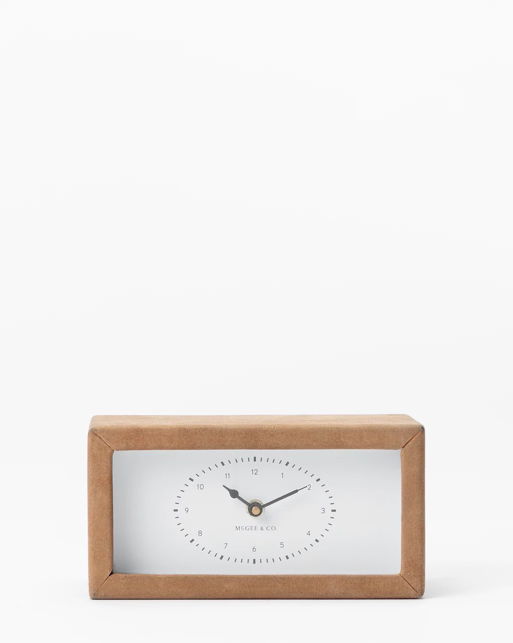 Leather Wrapped Clock | McGee & Co.