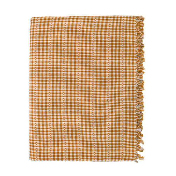 Soho Woven Tablecloth, Goldenrod | The Avenue
