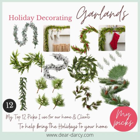 Holiday decorating. 🎄Garlands

My picks…. Garlands & greenery  I use in our home and for my clients. 
In every price points and quality…


#LTKSeasonal #LTKHoliday #LTKhome