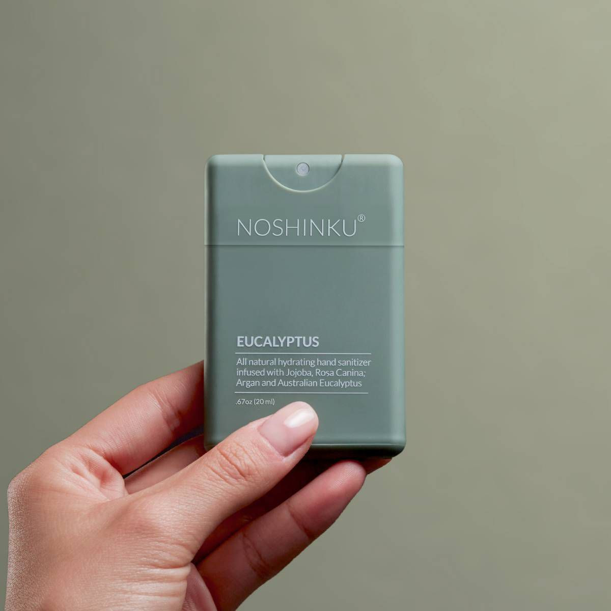 NOSHINKU Refillable Eucalyptus Ultra-Moisturizing Pocket Sanitizer - Travel Size - 20 ml | Target