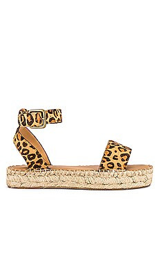 Soludos Cadiz Calf Hair Sandal in Leopard from Revolve.com | Revolve Clothing (Global)