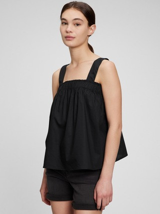 Tie-Back Babydoll Tank Top | Gap (CA)