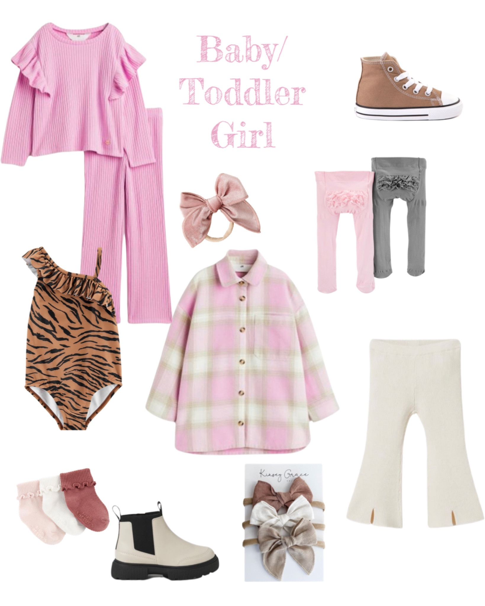 Baby/Toddler girl clothes 💓 #baby #babyclothes #babygirlclothes #toddler #toddlerclothes (2items not linked are Zara, cream pants and boots)
