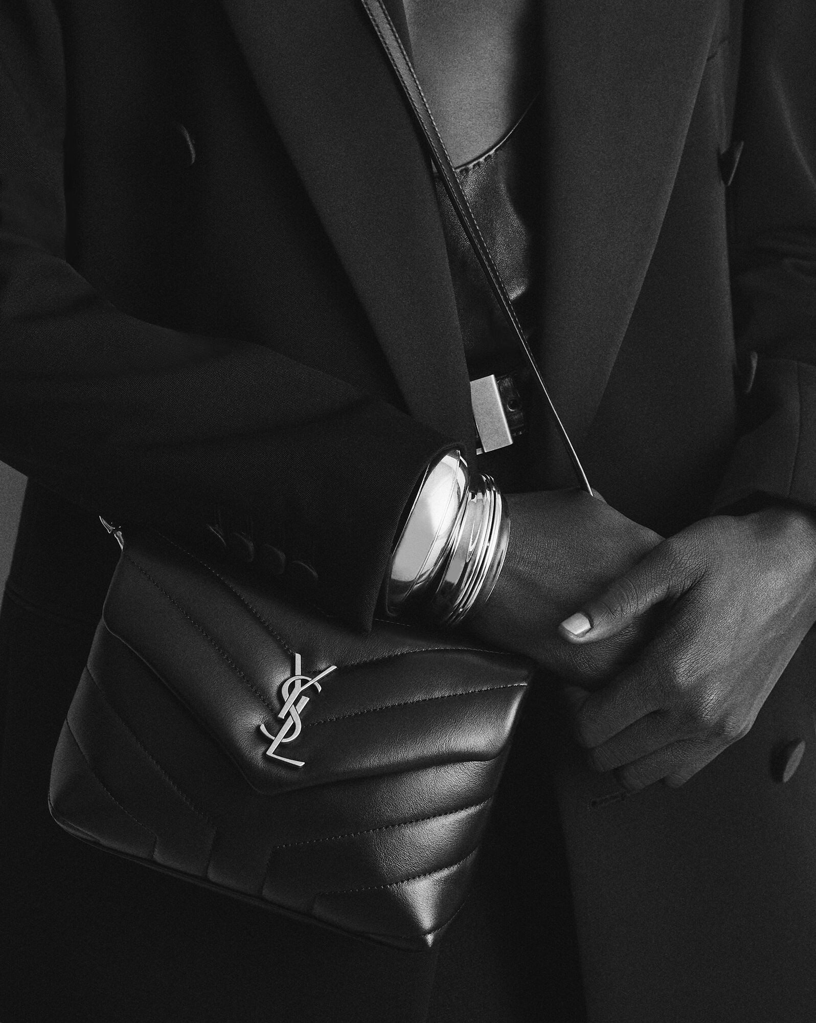 loulou toy strap bag in quilted "y" leather | Saint Laurent Inc. (Global)