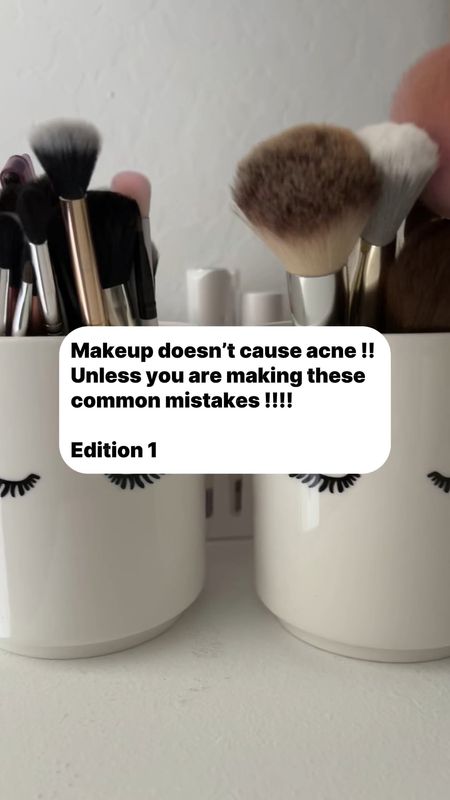 Makeup doesn’t cause acne !! Unless you are making these common mistakes . Edition - makeup brushes , sponges and spatulas 

#LTKVideo #LTKbeauty #LTKfindsunder50