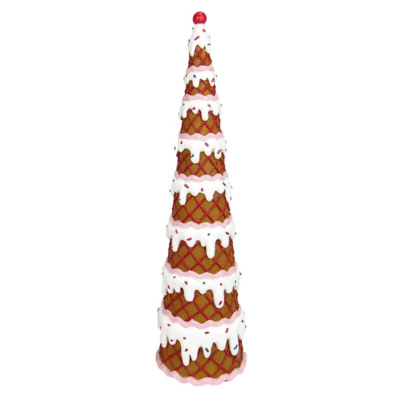Red & White Waffle Tree, 16" | At Home