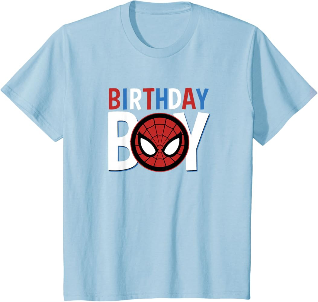 Marvel Avengers Classic Spider-Man Birthday Boy T-Shirt | Amazon (US)