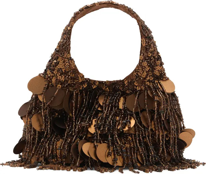 MANGO Beaded Shoulder Bag | Nordstrom | Nordstrom