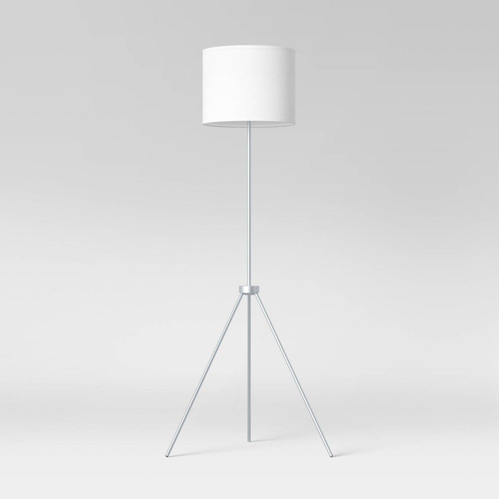 Tripod Floor Lamp (Includes LED Light Bulb) Gray - Room Essentials | Target