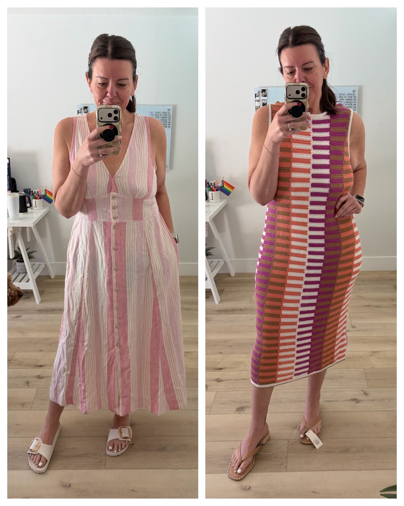 These two dresses just arrived and I’m obsessed. And you can get them for 40% off today!

#LTKootd #LTKMidsize #LTKSaleAlert