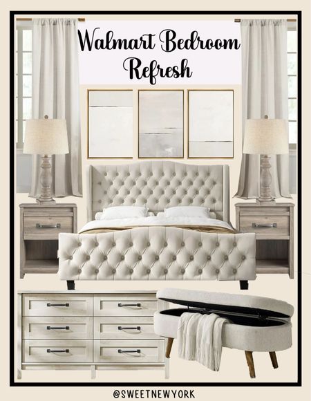 Rounding up some calm neutral bedroom decor inspo. All Walmart finds

#LTKSeasonal #LTKhome #LTKstyletip