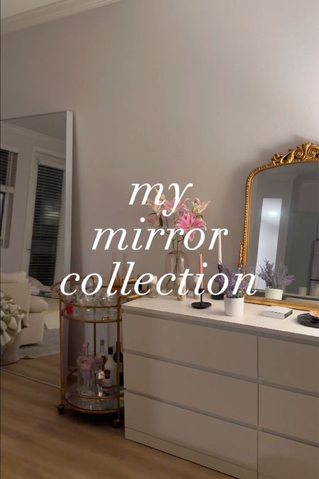 i guess you could say i have a thing for mirrors 🪞✨ the aluminum one is called “HOVET” from ikea (cant link here!)

anthropologie mirror, primrose mirror, big gold mirror