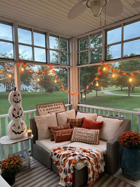 Halloween Porch Decor, Fall Porch Decorating Ideas 

#LTKSeasonal #LTKhome #LTKHalloween