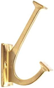 Hickory Hardware Skylight Collection Hook Coat and Hat, 4-7/8 Inch Long, Brushed Golden Brass Fin... | Amazon (US)