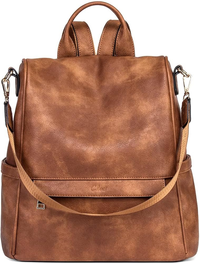 CLUCI Backpack Purse for Women Fashion Leather Ladies Travel Large Designer Convertible Shoulder ... | Amazon (US)