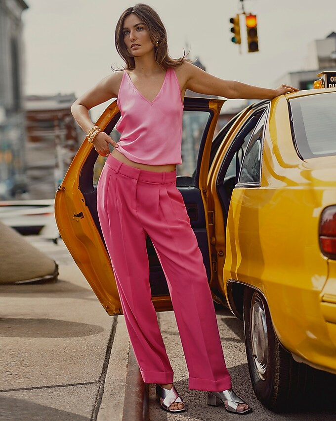 Carrie V-neck camisole in silk | J. Crew US