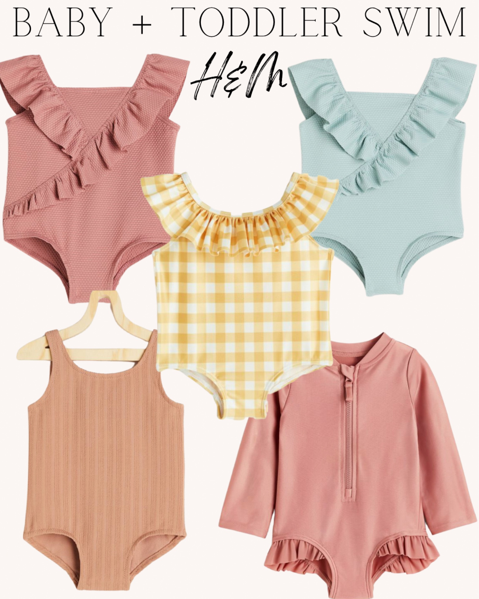 these muted colors are so cute! h&m is really stepping up their swimsuit game for baby girls & toddler girls! 

#LTKkids #LTKbaby #LTKswim