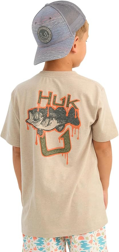 HUK Boys Short Sleeve Performance Tee, Fishing T-Shirt for Kids | Amazon (US)