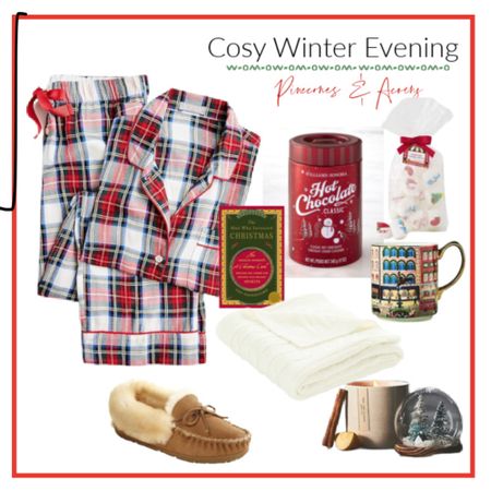 Get cosy and comfy this season to watch movies, spend the day in bed or to sit by the fire. Plaid pajamas, slippers, a book, a throw and a cup of hot chocolate with marshmallows, what more do you need? 

#LTKHoliday #LTKSeasonal
