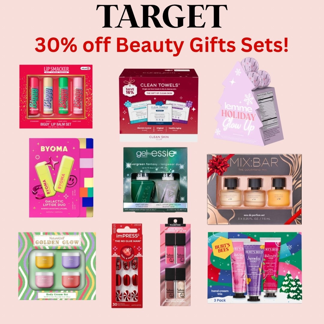 This week only at Target 30% off Beauty gift sets!!

#LTKGiftGuide #LTKHoliday #LTKBeauty