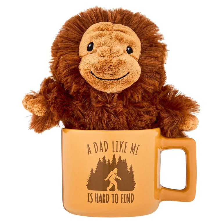 Bigfoot Plush in A Dad Like Me is Hard to Find Mug, Brown, Father's Day by Way To Celebrate | Walmart (US)