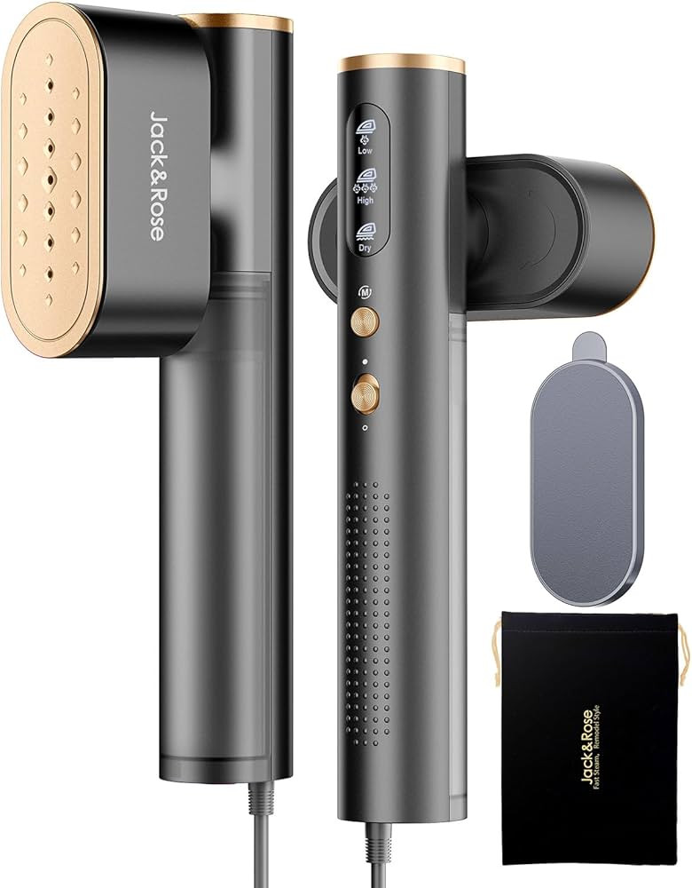 Jack ＆ Rose Travel Steamer for Clothes,100-220V Portable Iron,15s Heat Up,Steamer ＆ Iron 2 In... | Amazon (US)