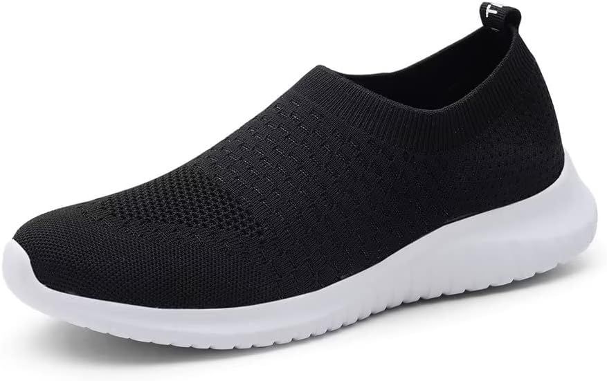 konhill Women's Walking Tennis Shoes - Lightweight Athletic Casual Gym Slip on Sneakers | Amazon (US)