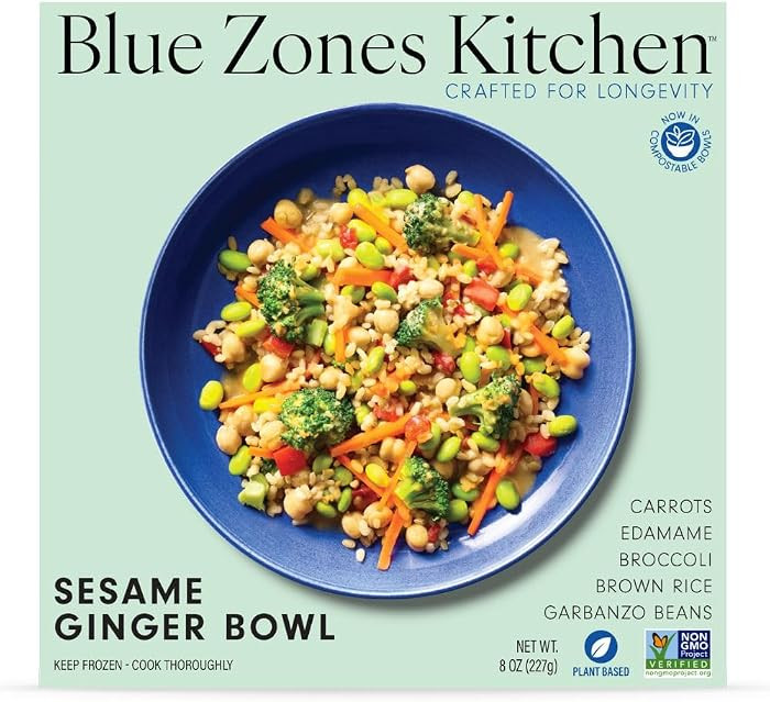 Blue Zones Kitchen Sesame Ginger Bowl, 8 OZ | Amazon (US)