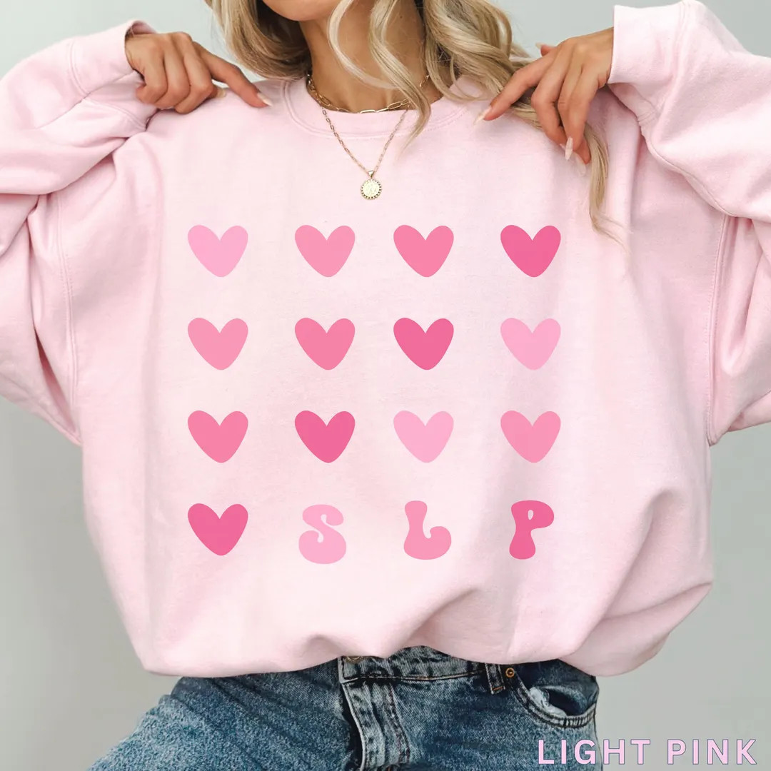 SLP Sweatshirt, Speech Therapy Shirt, Valentines Day Shirt, Graduation Gift, SLP Gifts, SLP Shirt... | Etsy (US)