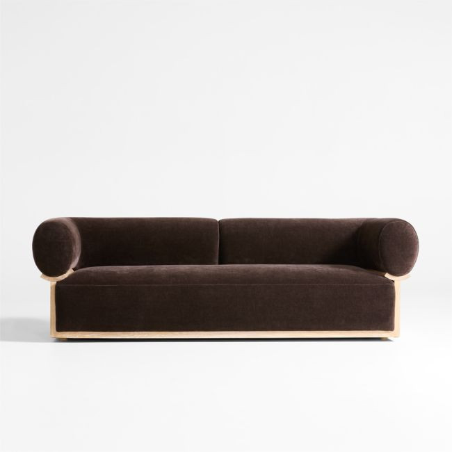 The Malibu 92"" Sofa by Brigette Romanek | Crate & Barrel