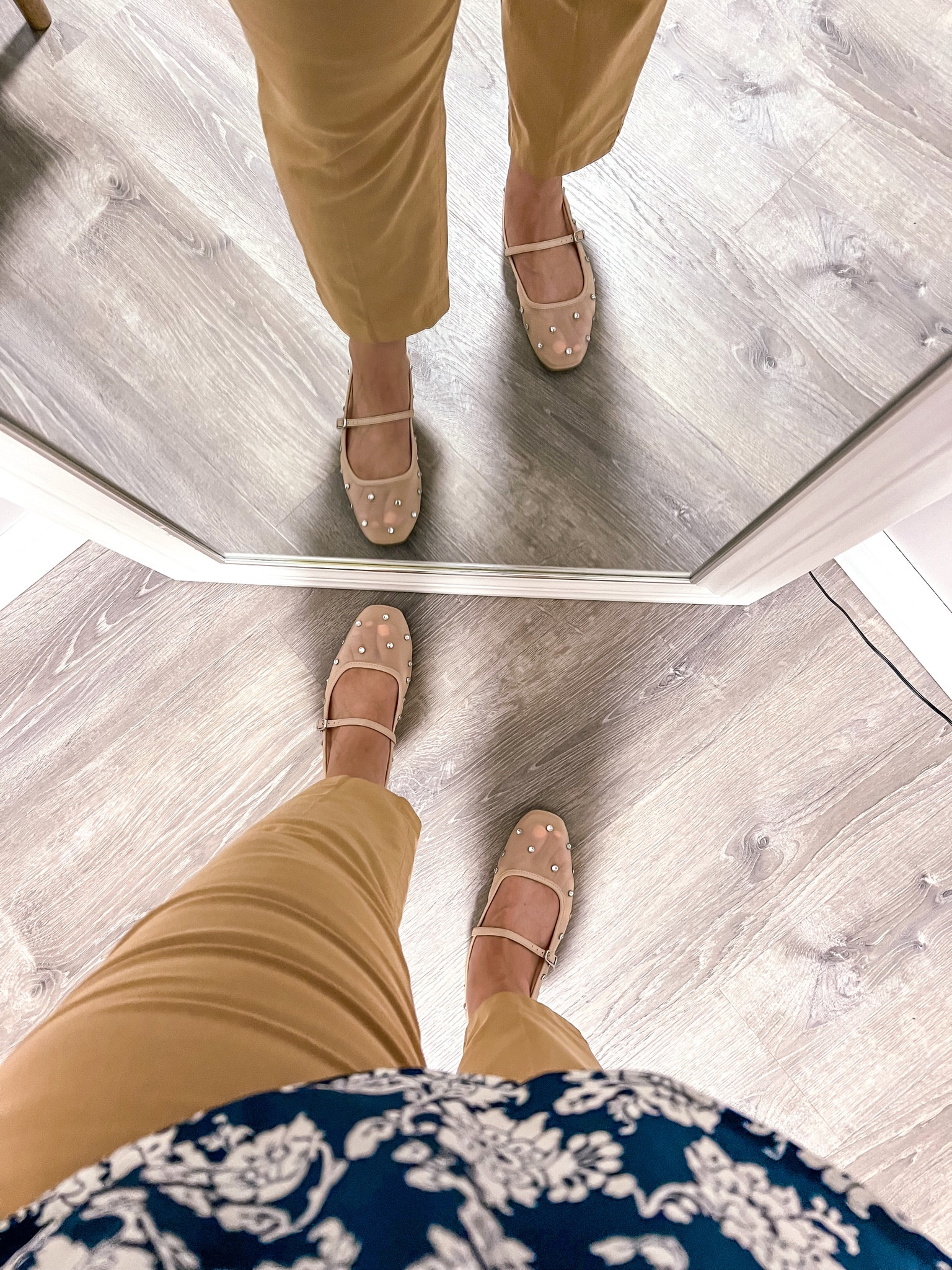 Mesh Ballet Flats are so trendy and I understand why - they are so versatile. Wear with jeans, slacks, dresses and even shorts! I love this mesh pair with jewels on them but they also come in solid black. They fit TTS 

Ballet flats 
Flat shoes
Office outfit 
Office style 
Business casual 
Casual outfit 
Fall outfit 
Summer outfit 

#LTKSeasonal #LTKShoeCrush #LTKFindsUnder50