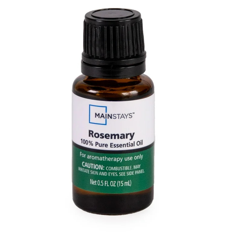 Mainstays 100% Pure Essential Oil, Rosemary, 15 ml, Therapeutic Grade, for use with Oil Diffusers... | Walmart (US)