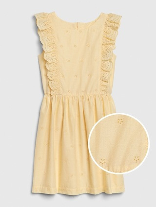 Kids Eyelet Ruffle Dress | Gap (US)