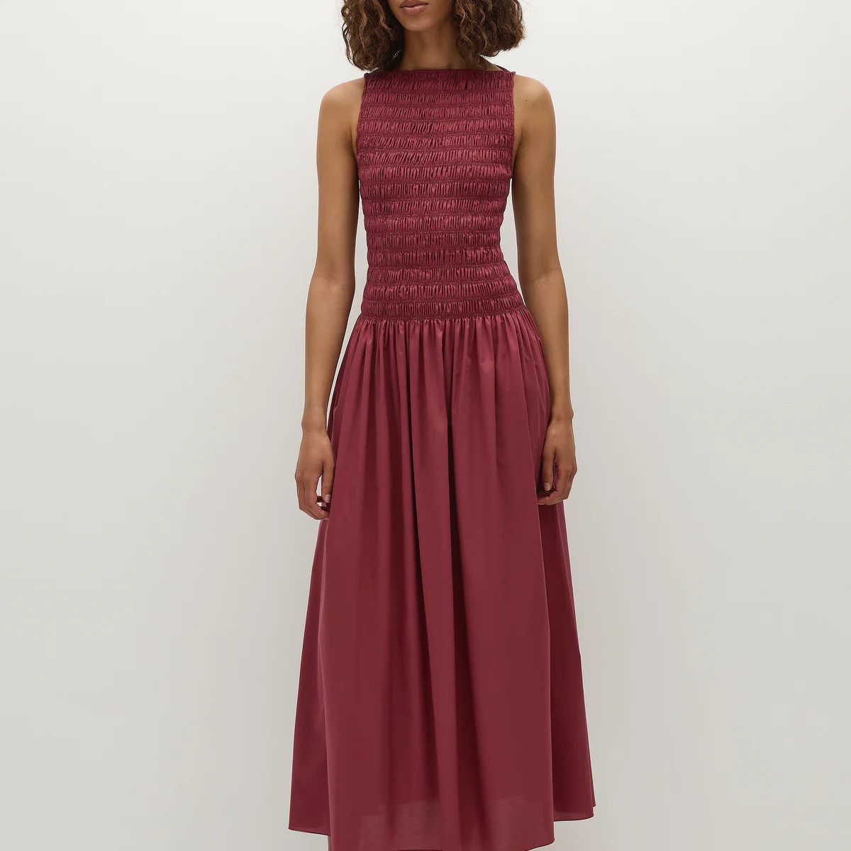 Margot Midi Dress Rhubarb | Faithfull (AU)