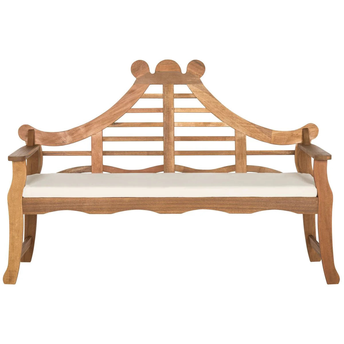 Safavieh Azusa Bench  | PAT6741 Natural/Beige | The Enchanted Home