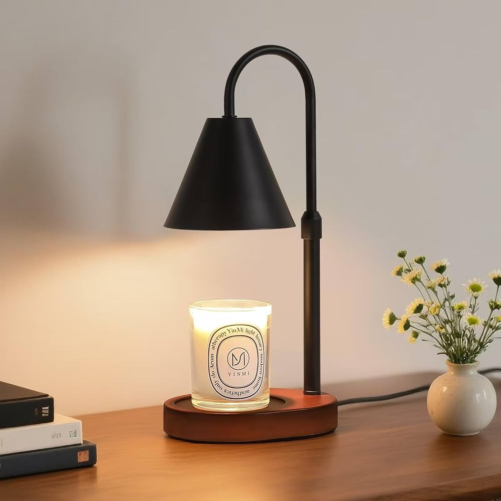 Black Candle Warmer Lamp with Timer and Dimmer,Mother's Day/Birthday/Christmas Gifts for Mom/Wife... | Amazon (US)