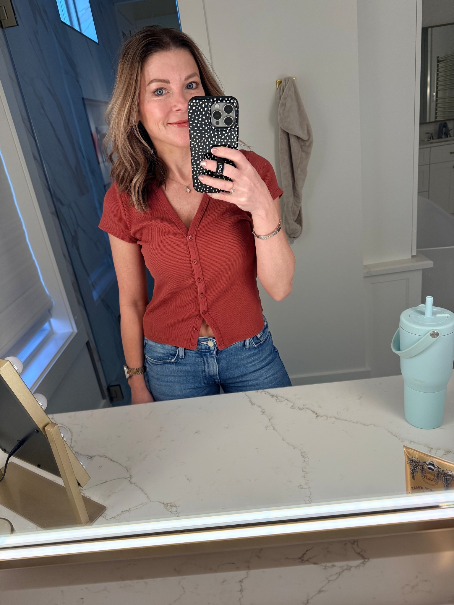 So many asking about my top yesterday!  Perfect fall top! Cute and only $20! 

Target find fall tops 

#LTKFindsUnder50 #LTKOver40