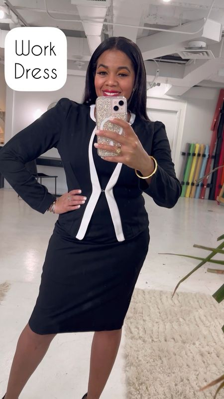 My go to work dress! A classic black and white dress is always perfect for the office! 

Workwear. Amazon workwear. Amazon fashion. Office outfit. Work outfit inspo. Black and white work dress. 

#LTKSeasonal #LTKworkwear #LTKstyletip