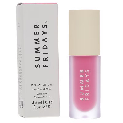 Summer Fridays Dream Lip Oil Rose Bud 0.15 oz | Target