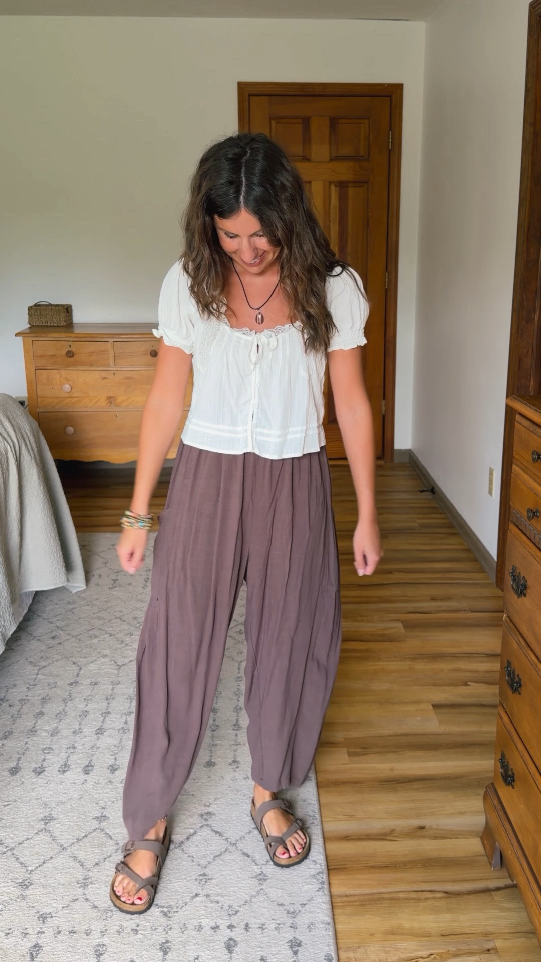 Comfy boho style🤎

xs in my top, and Xs in my pants. My sandals are size 36.  My necklace is thrifted so I linked similar.

#LTKPetite #LTKOver40 #LTKgrwm