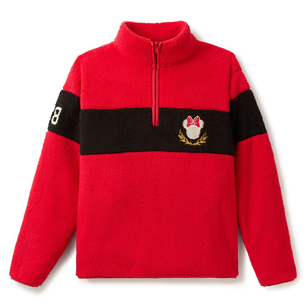 Minnie Mouse Icon 1/4 Zip Fleece Pullover for Women – Exclusive | Disney Store