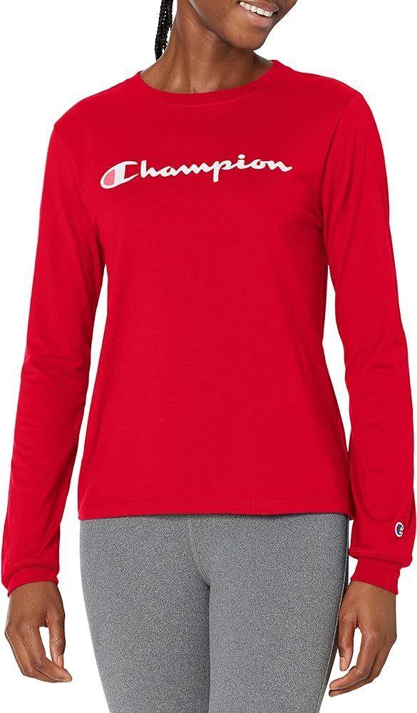 Champion Women's Long-sleeve T-shirt (Retired Colors) | Amazon (US)