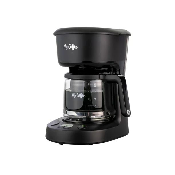 Mr. Coffee 5-Cup Programmable Coffee Maker, 25 oz. Mini Brew, Black - Walmart.com | Walmart (US)
